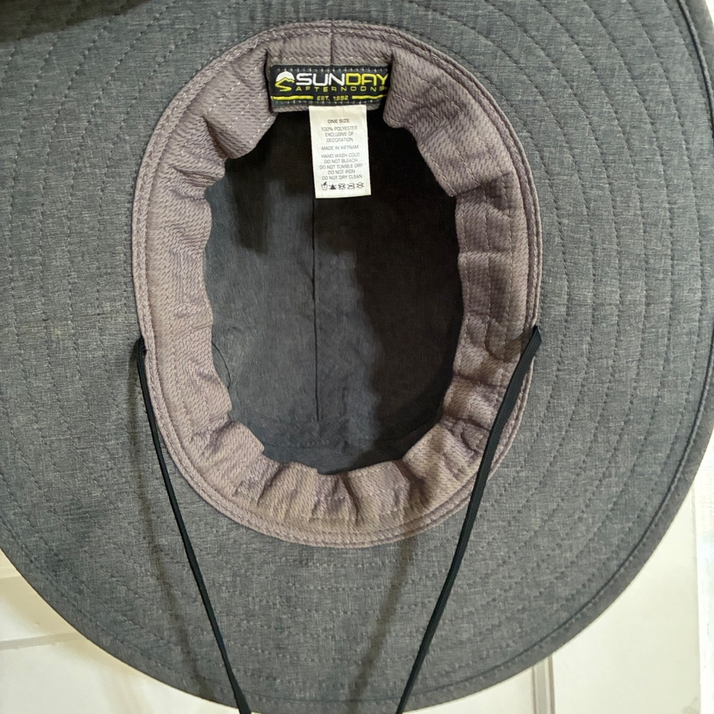 Sun Hat with Adjustable Neck Strap - image 4